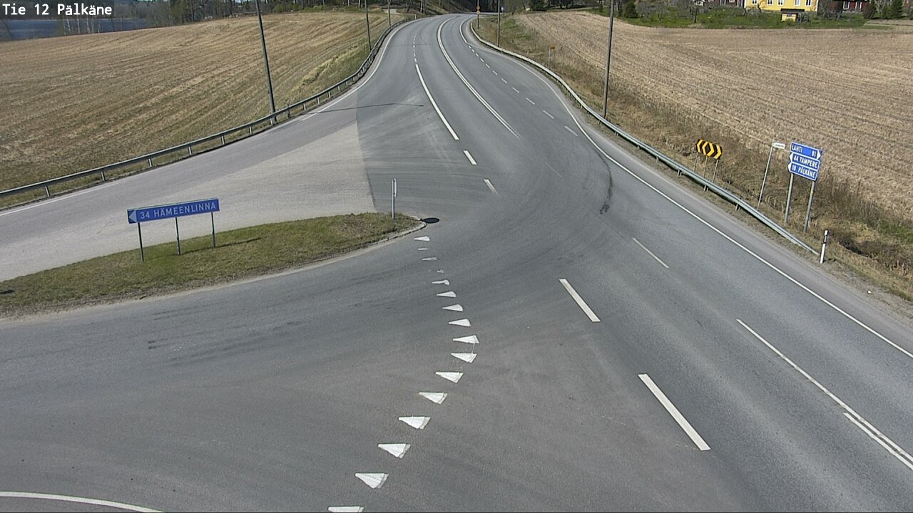 Weather Camera Image Väg 12 Pälkäne, Pälkäne, Pirkanmaa