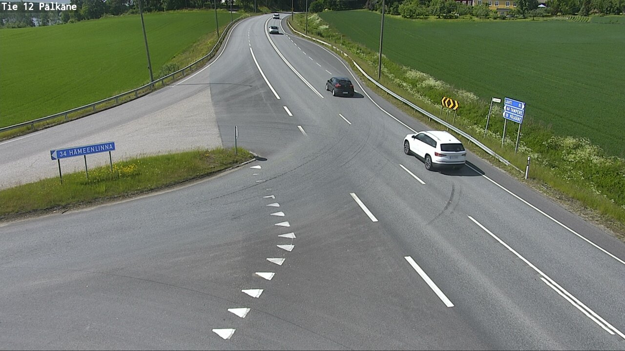 Weather Camera Image Väg 12 Pälkäne, Pälkäne, Pirkanmaa