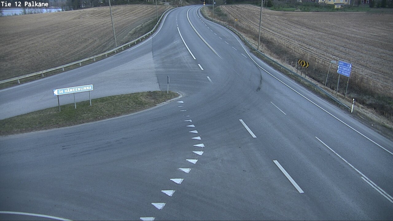 Weather Camera Image Road 12 Pälkäne, Pälkäne, Pirkanmaa
