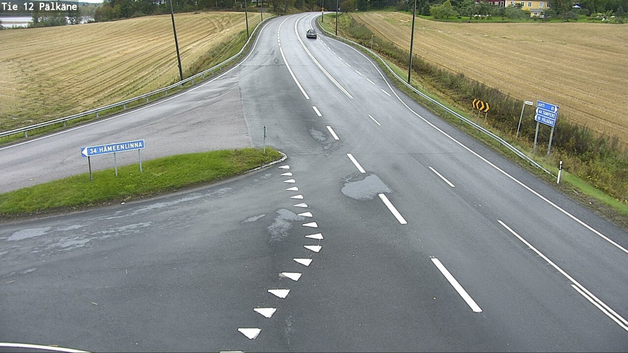 Weather Camera Image Road 12 Pälkäne, Pälkäne, Pirkanmaa
