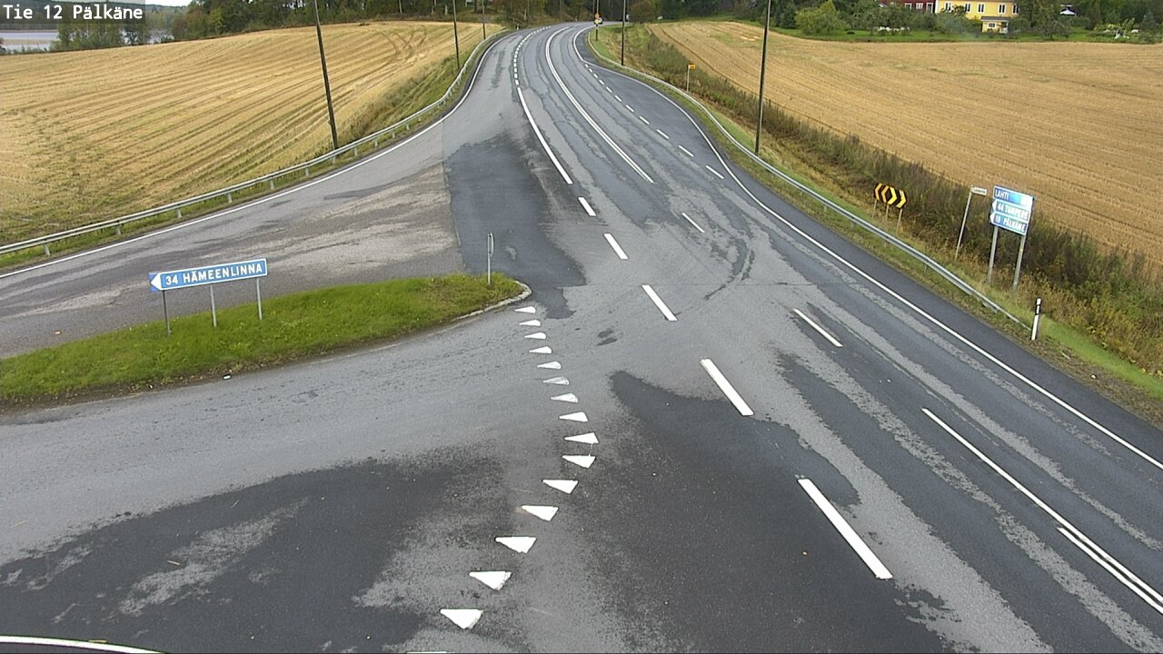 Weather Camera Image Road 12 Pälkäne, Pälkäne, Pirkanmaa