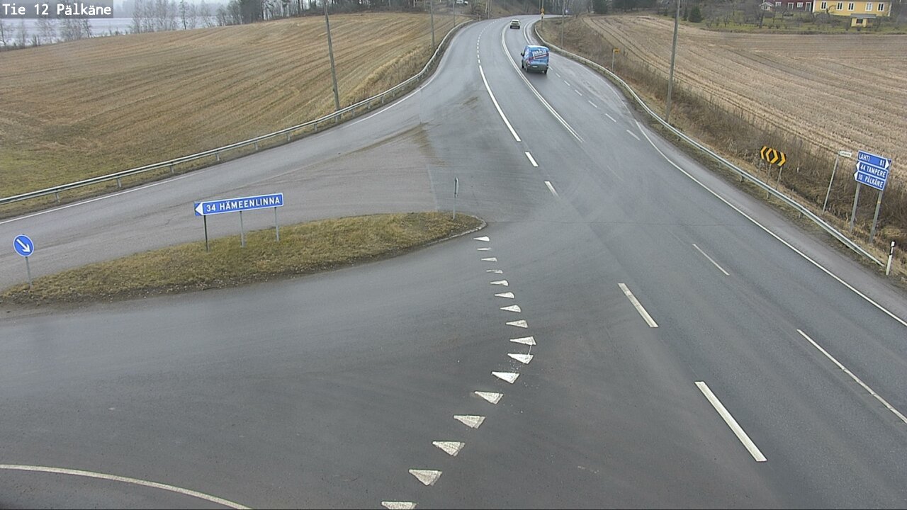 Weather Camera Image Väg 12 Pälkäne, Pälkäne, Pirkanmaa