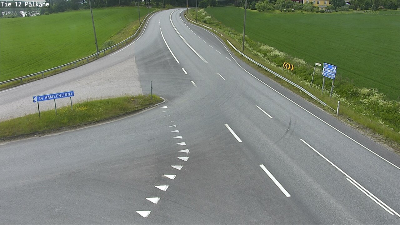 Weather Camera Image Väg 12 Pälkäne, Pälkäne, Pirkanmaa