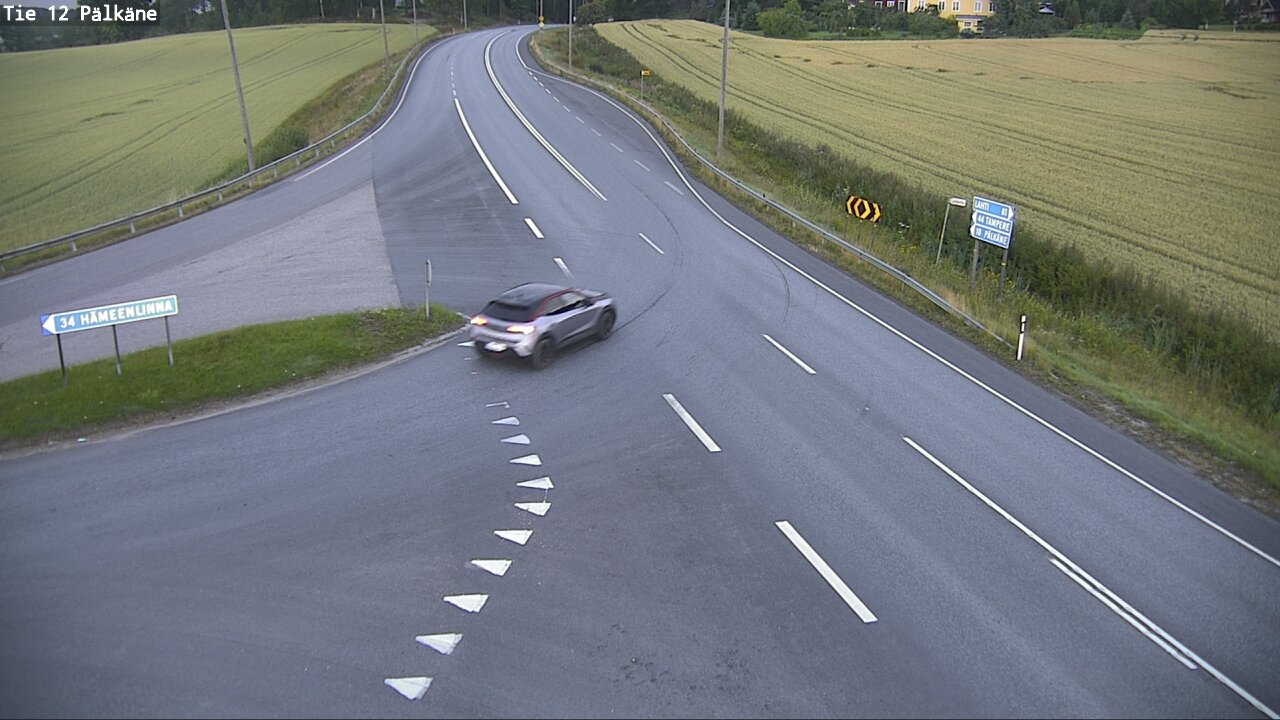Weather Camera Image Road 12 Pälkäne, Pälkäne, Pirkanmaa