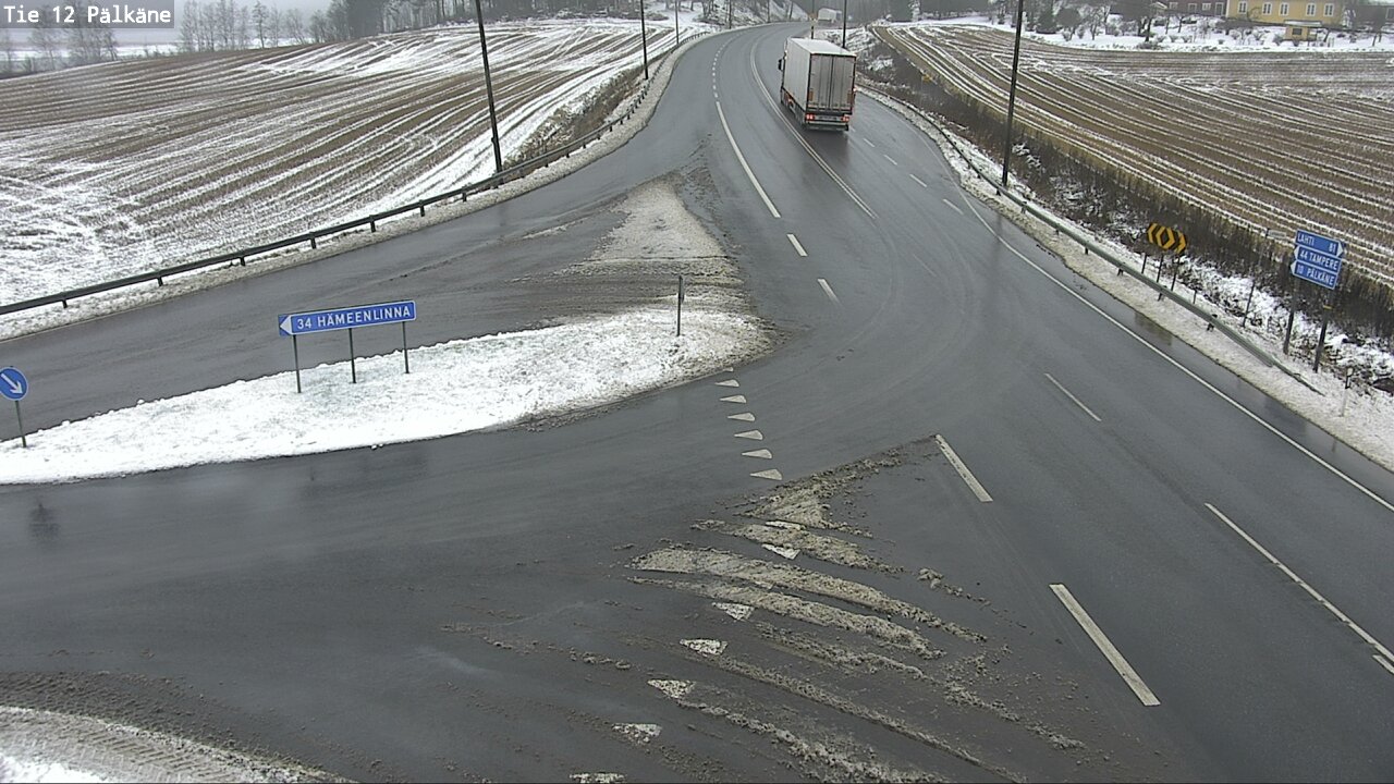 Weather Camera Image Road 12 Pälkäne, Pälkäne, Pirkanmaa