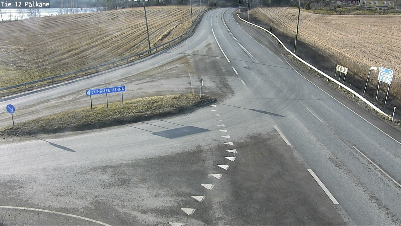 Weather Camera Image Road 12 Pälkäne, Pälkäne, Pirkanmaa