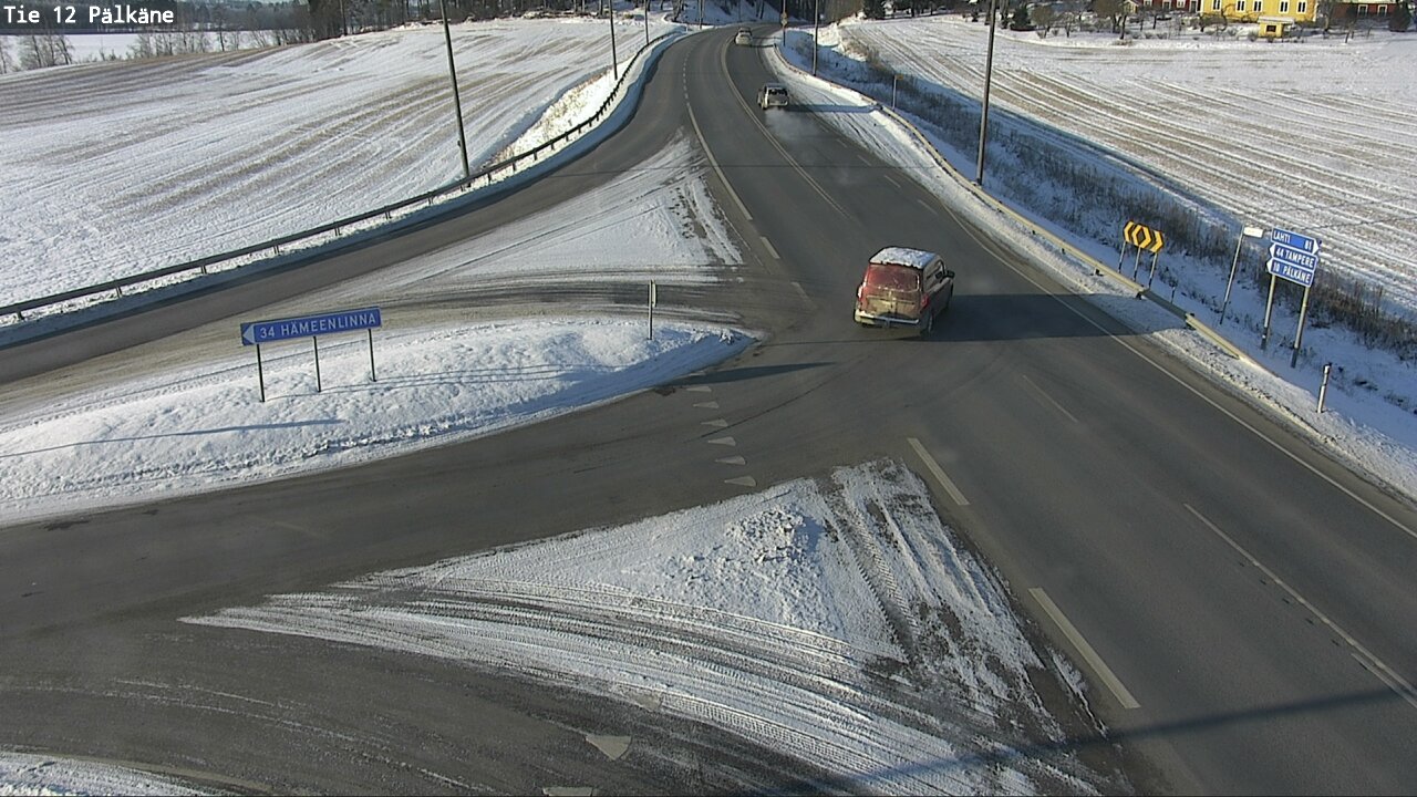 Weather Camera Image Road 12 Pälkäne, Pälkäne, Pirkanmaa