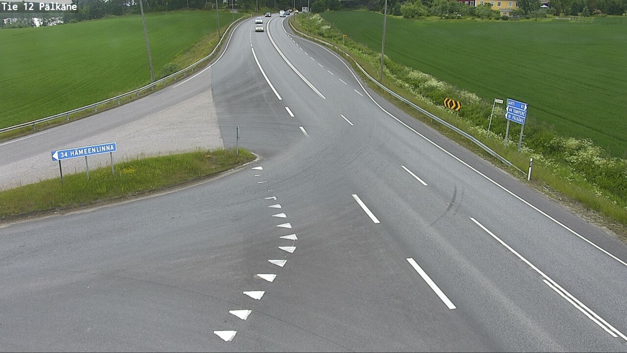Weather Camera Image Väg 12 Pälkäne, Pälkäne, Pirkanmaa
