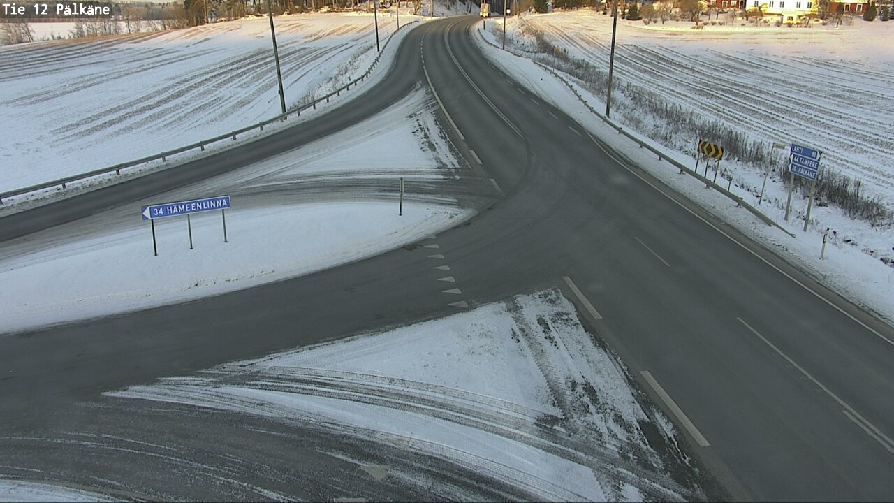 Weather Camera Image Väg 12 Pälkäne, Pälkäne, Pirkanmaa