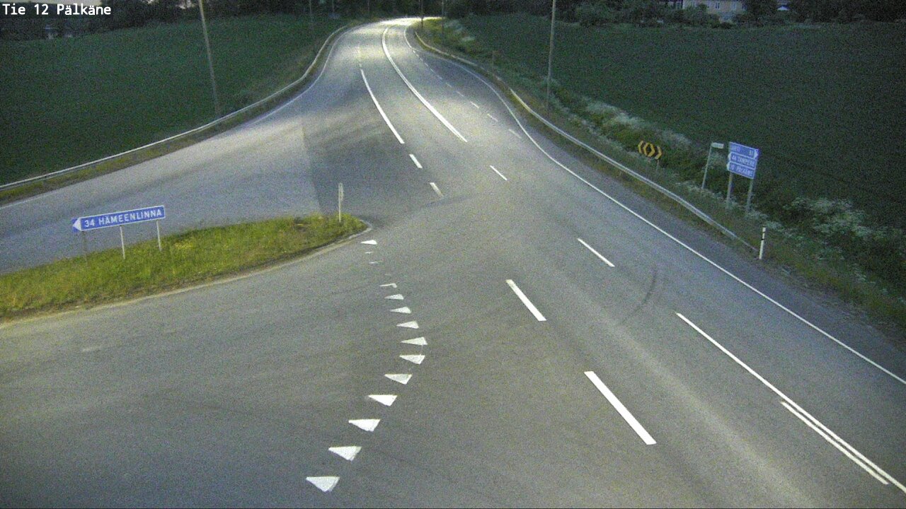 Weather Camera Image Väg 12 Pälkäne, Pälkäne, Pirkanmaa