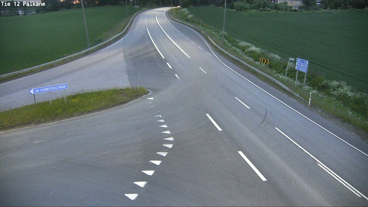 Weather Camera Image Väg 12 Pälkäne, Pälkäne, Pirkanmaa