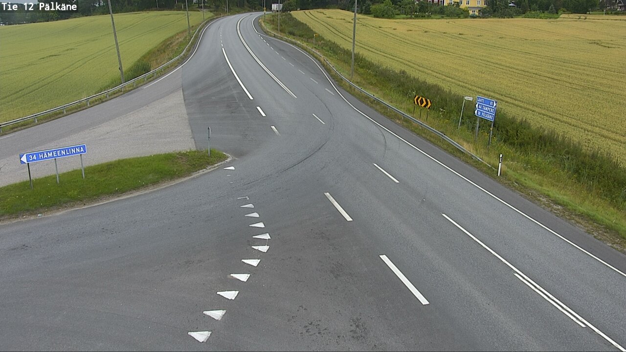 Weather Camera Image Road 12 Pälkäne, Pälkäne, Pirkanmaa