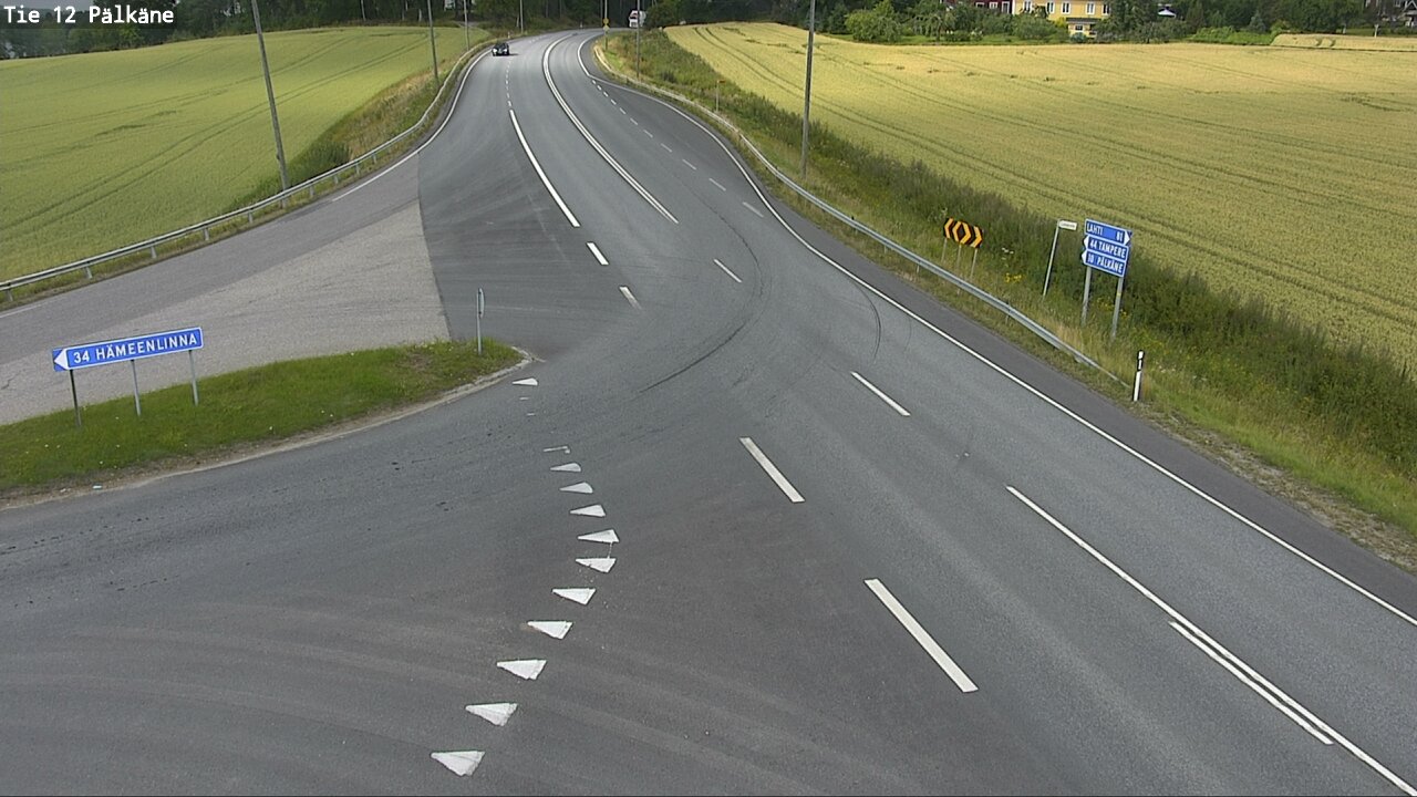 Weather Camera Image Road 12 Pälkäne, Pälkäne, Pirkanmaa