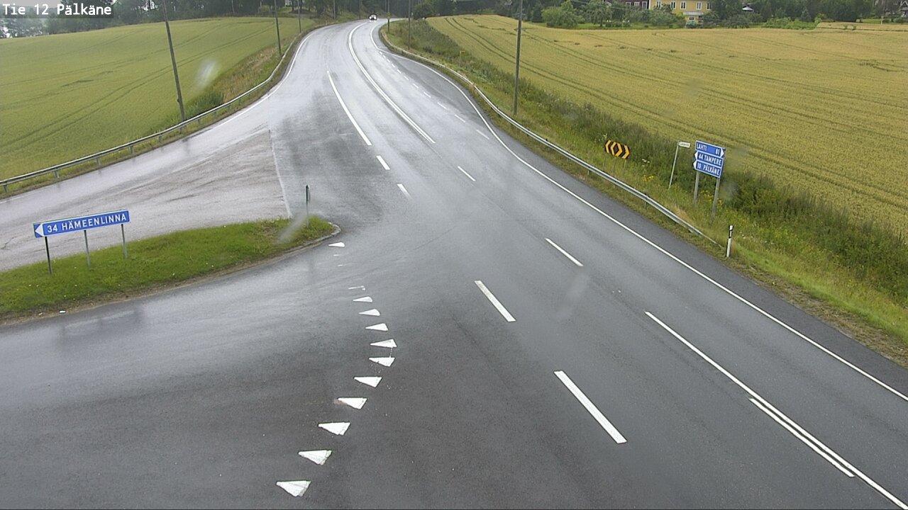 Weather Camera Image Road 12 Pälkäne, Pälkäne, Pirkanmaa