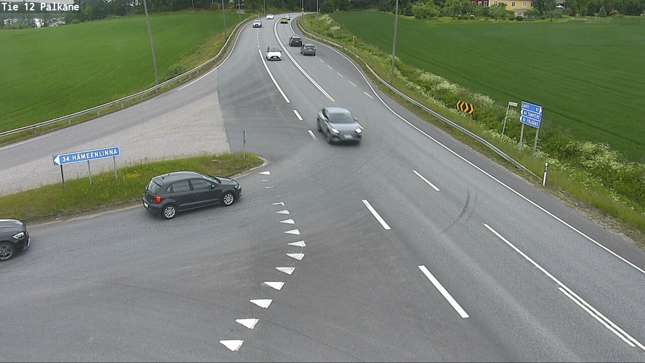 Weather Camera Image Väg 12 Pälkäne, Pälkäne, Pirkanmaa