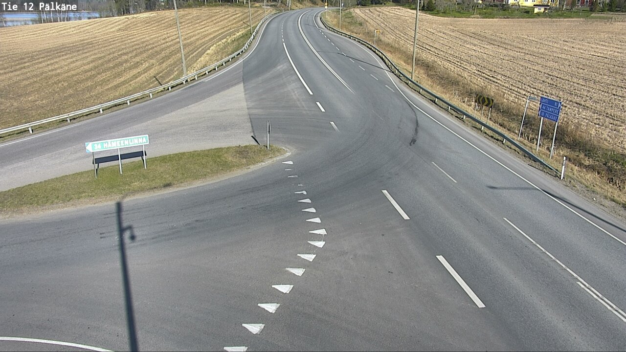 Weather Camera Image Väg 12 Pälkäne, Pälkäne, Pirkanmaa