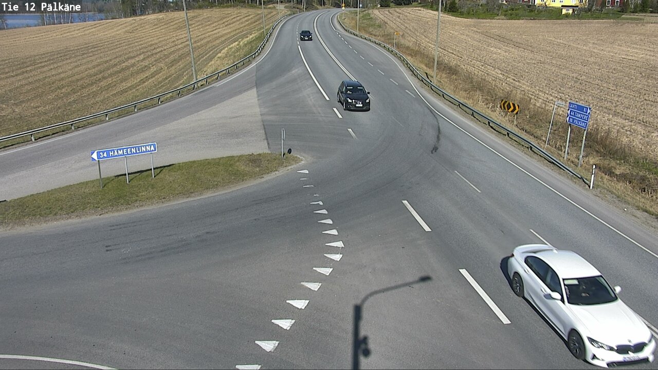Weather Camera Image Väg 12 Pälkäne, Pälkäne, Pirkanmaa