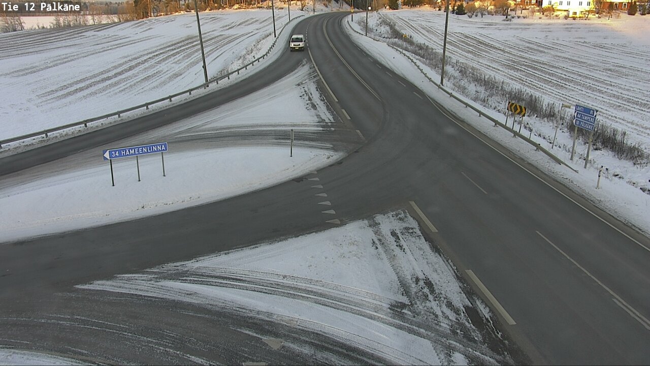 Weather Camera Image Väg 12 Pälkäne, Pälkäne, Pirkanmaa