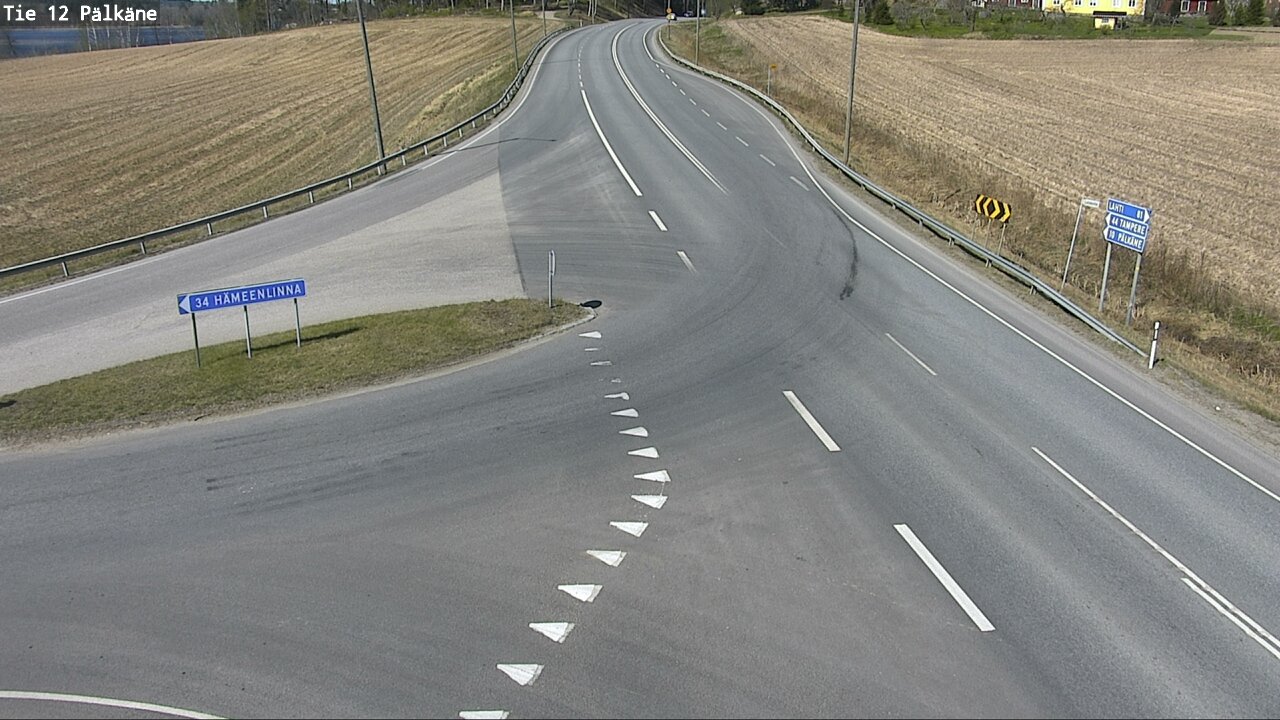 Weather Camera Image Väg 12 Pälkäne, Pälkäne, Pirkanmaa