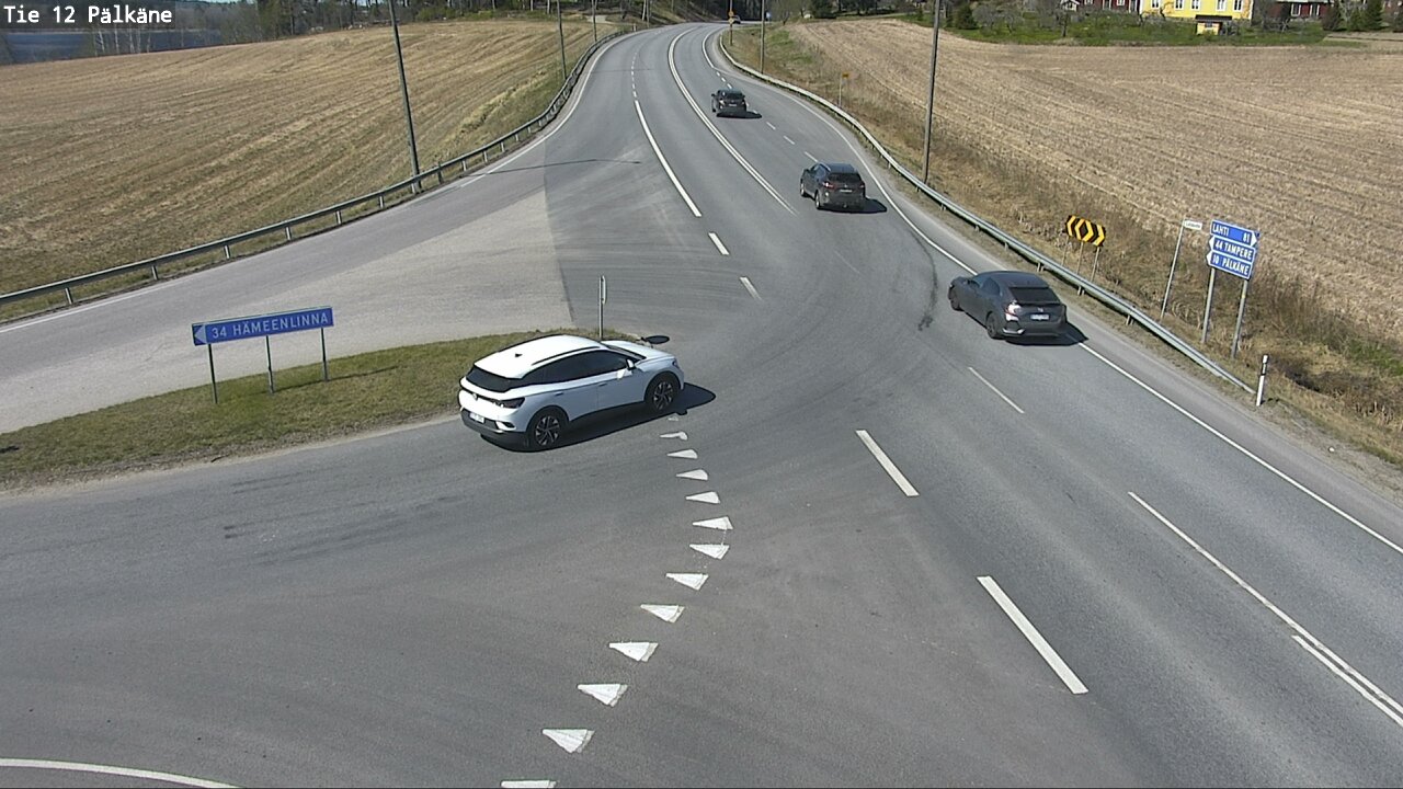 Weather Camera Image Väg 12 Pälkäne, Pälkäne, Pirkanmaa