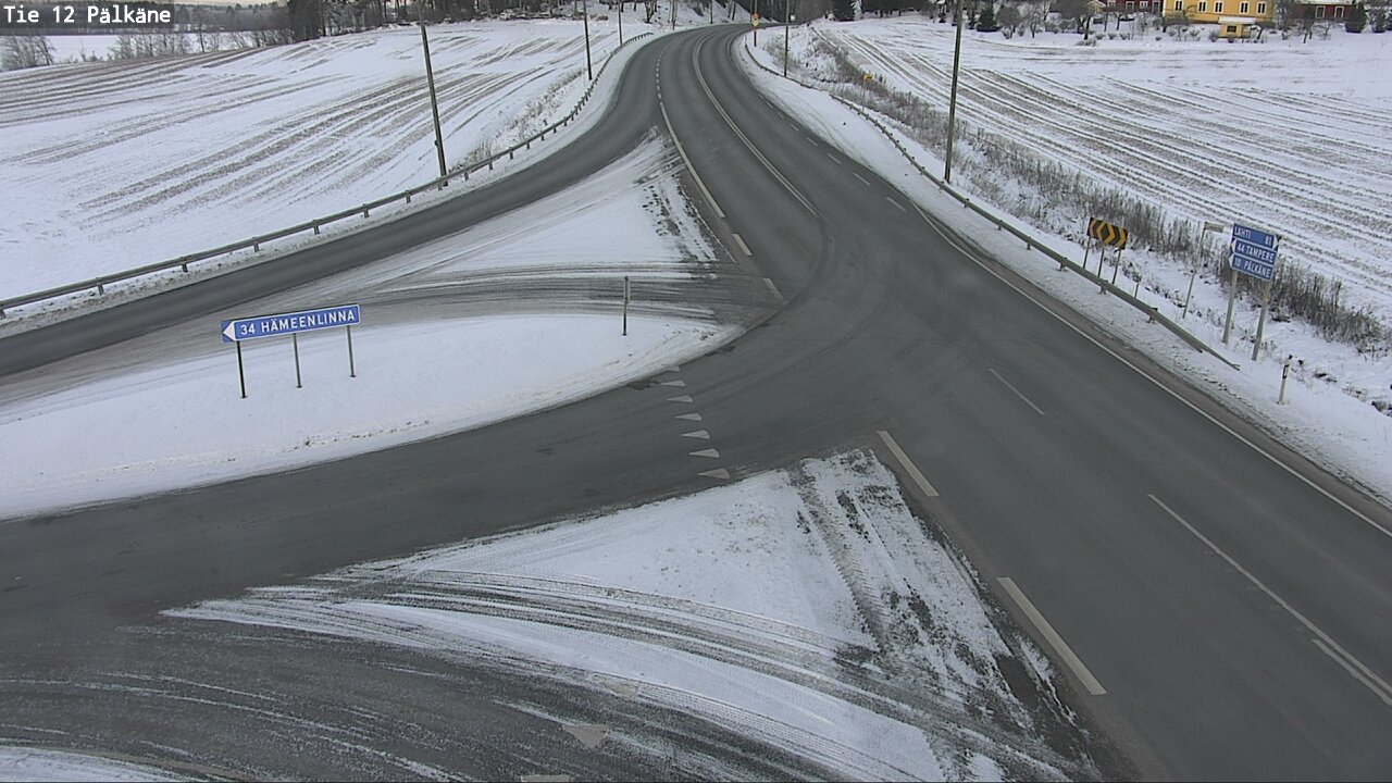 Weather Camera Image Väg 12 Pälkäne, Pälkäne, Pirkanmaa