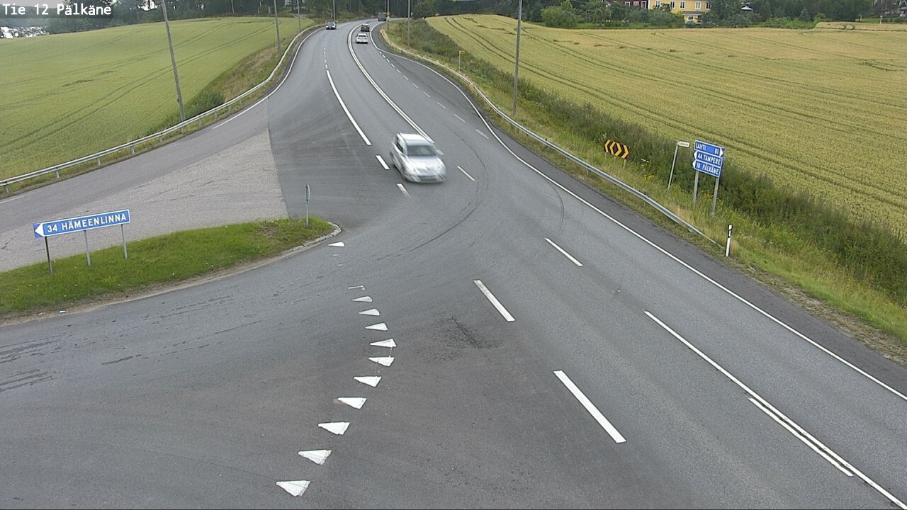 Weather Camera Image Road 12 Pälkäne, Pälkäne, Pirkanmaa