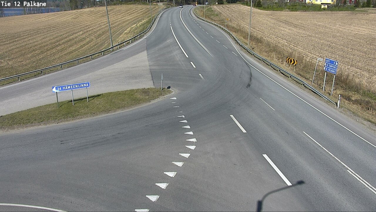 Weather Camera Image Väg 12 Pälkäne, Pälkäne, Pirkanmaa