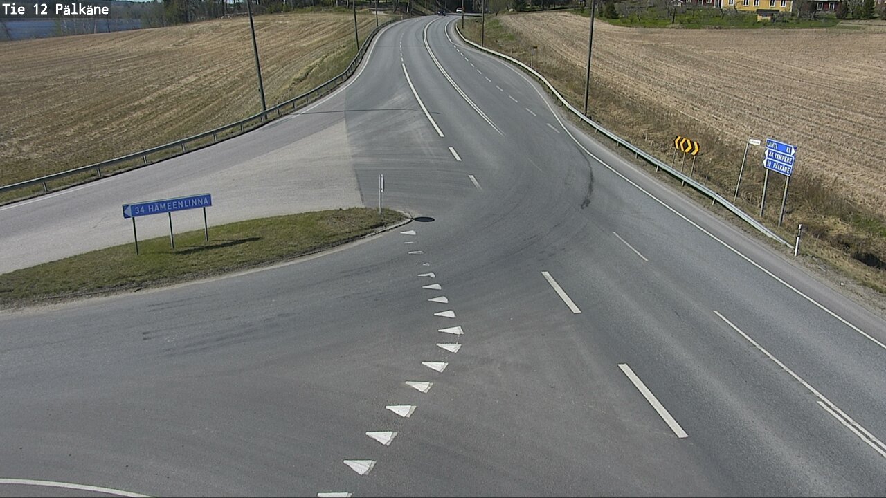 Weather Camera Image Väg 12 Pälkäne, Pälkäne, Pirkanmaa