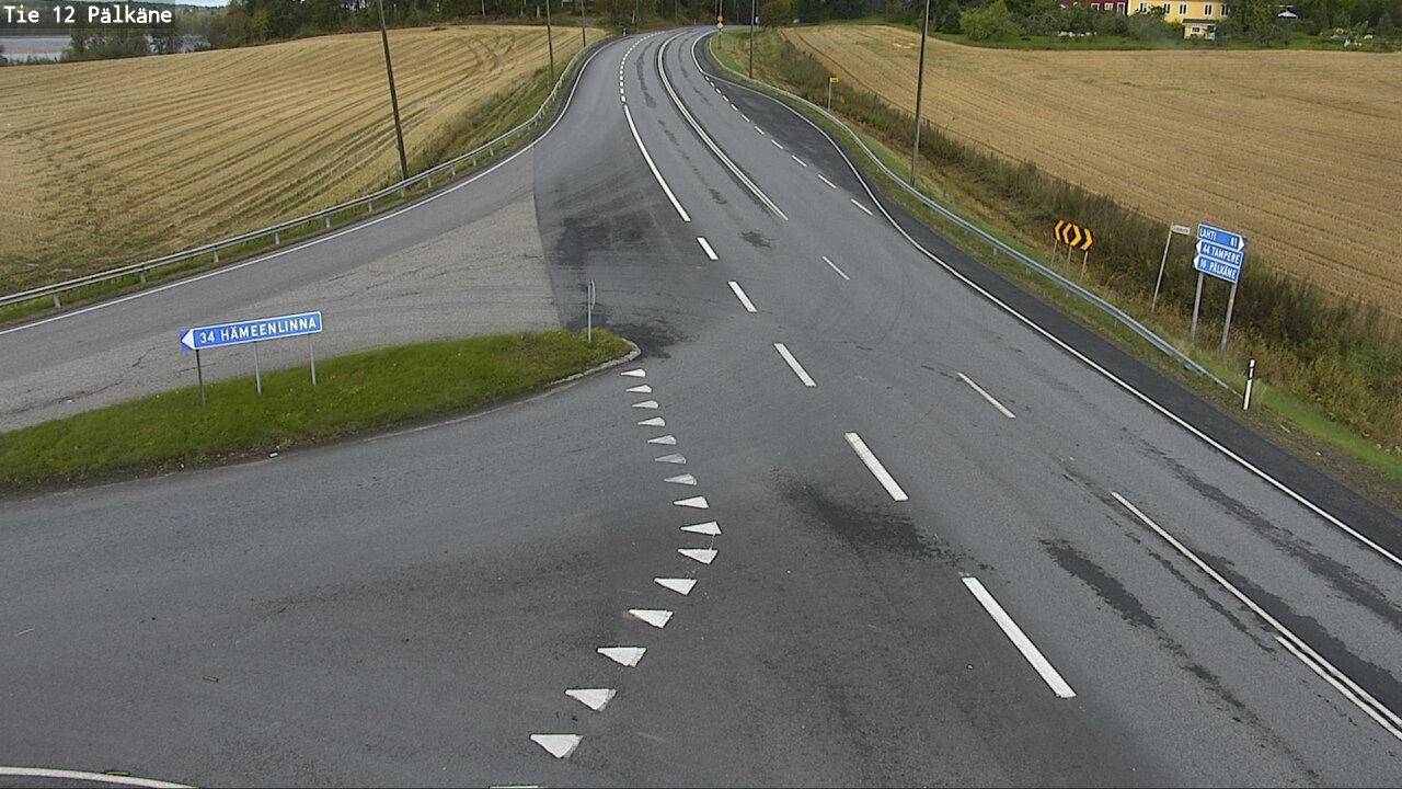 Weather Camera Image Road 12 Pälkäne, Pälkäne, Pirkanmaa