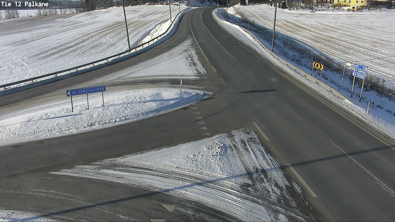 Weather Camera Image Road 12 Pälkäne, Pälkäne, Pirkanmaa