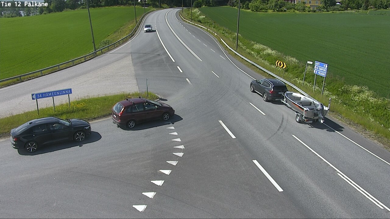 Weather Camera Image Väg 12 Pälkäne, Pälkäne, Pirkanmaa