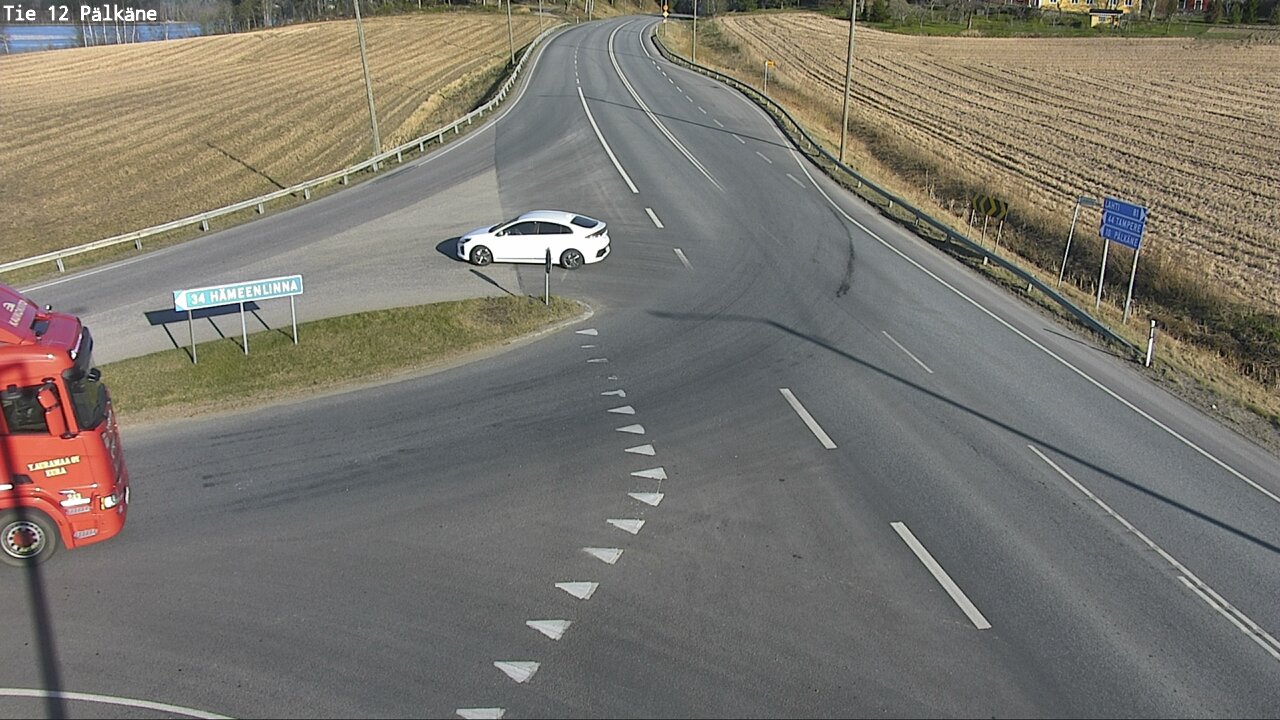 Weather Camera Image Väg 12 Pälkäne, Pälkäne, Pirkanmaa
