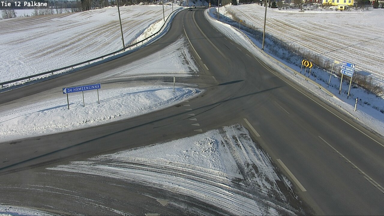 Weather Camera Image Väg 12 Pälkäne, Pälkäne, Pirkanmaa