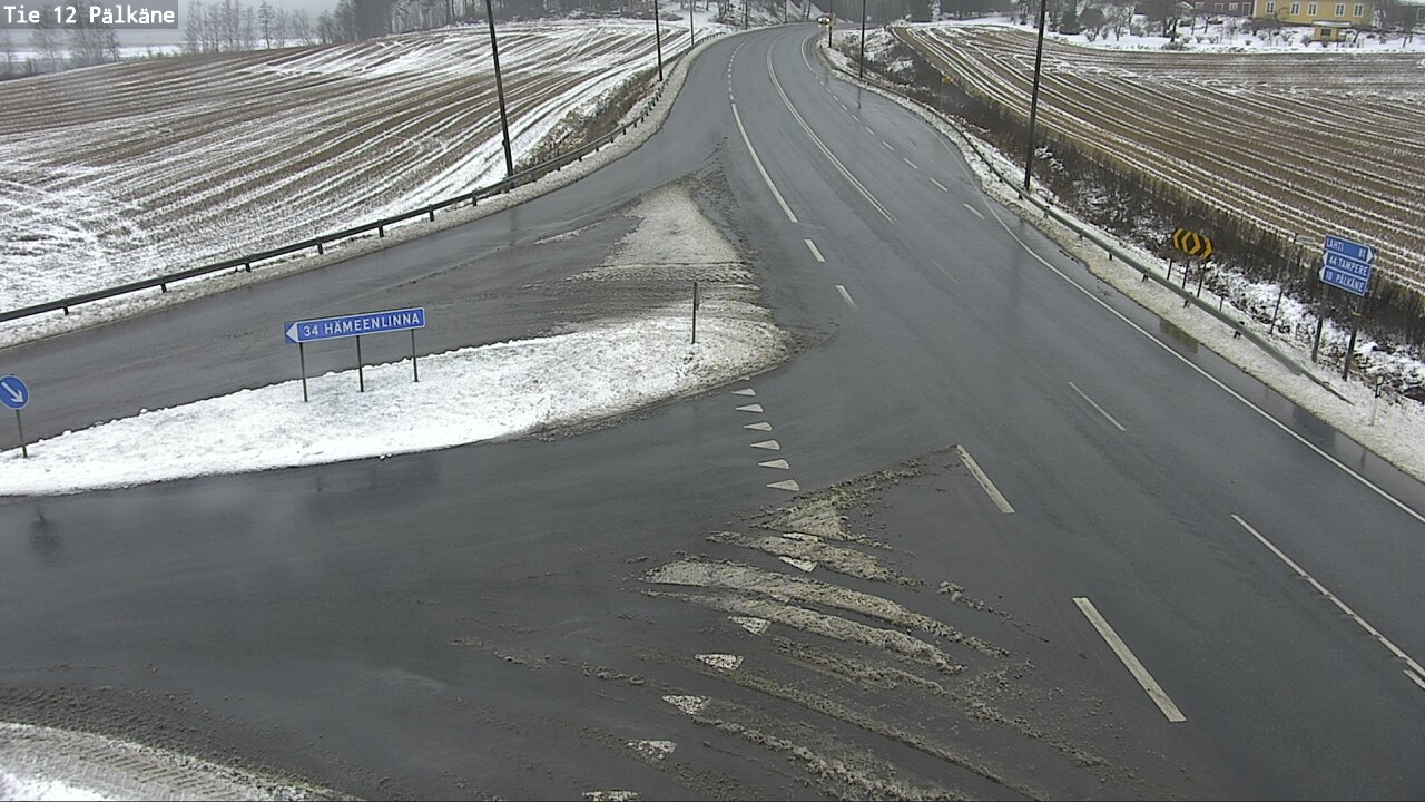 Weather Camera Image Road 12 Pälkäne, Pälkäne, Pirkanmaa