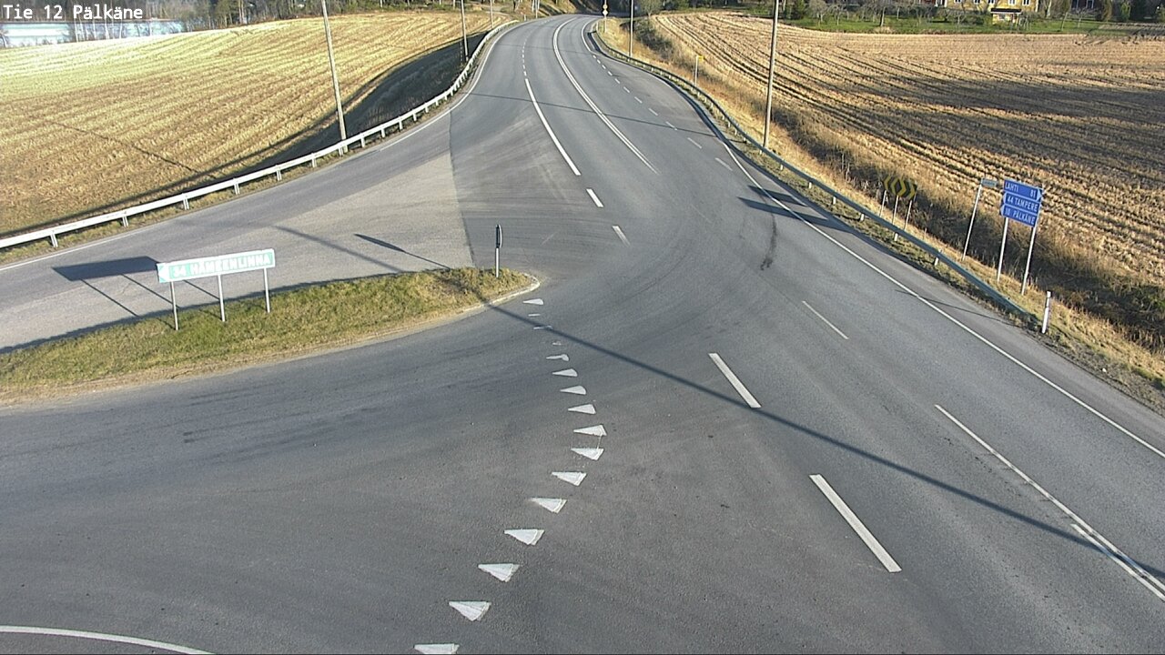 Weather Camera Image Väg 12 Pälkäne, Pälkäne, Pirkanmaa