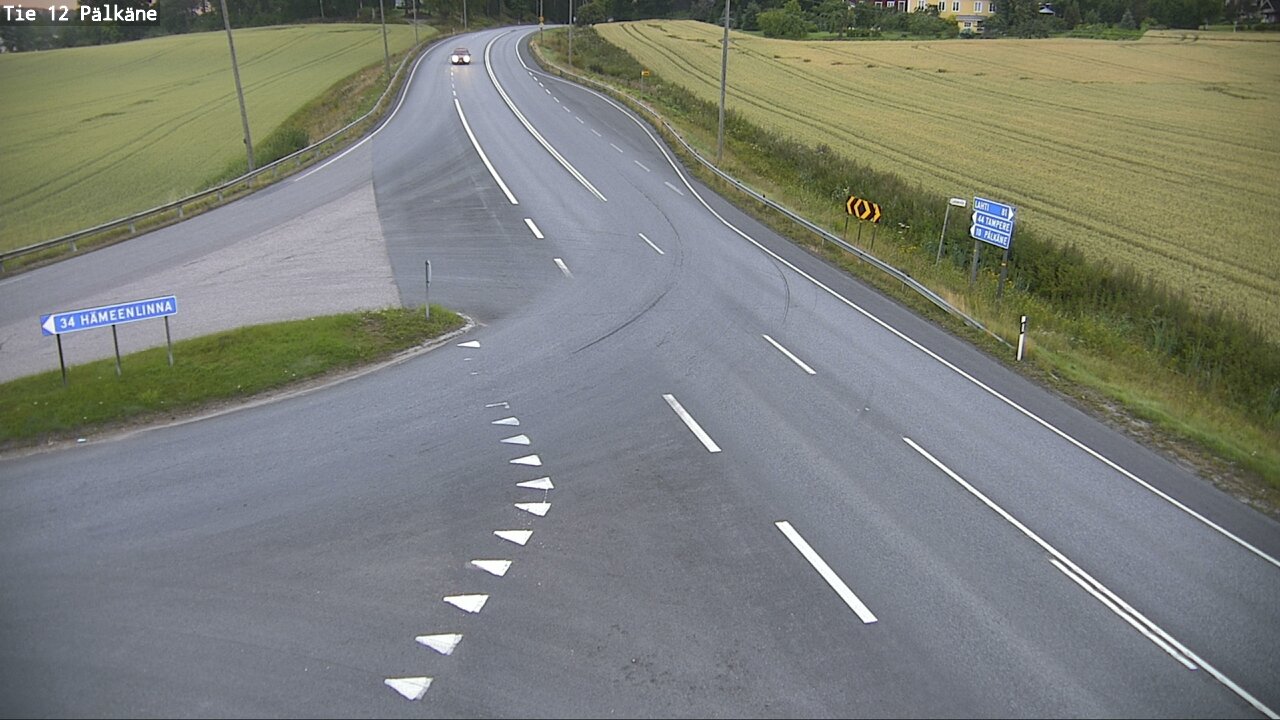 Weather Camera Image Road 12 Pälkäne, Pälkäne, Pirkanmaa
