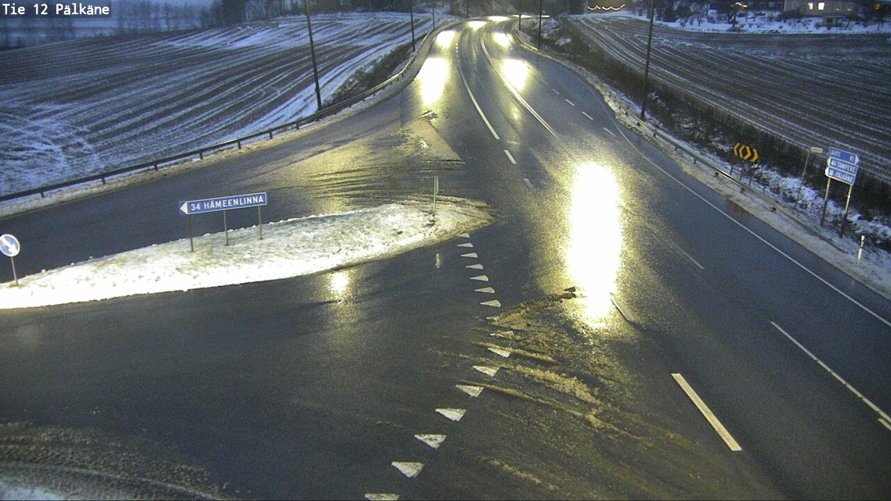 Weather Camera Image Road 12 Pälkäne, Pälkäne, Pirkanmaa