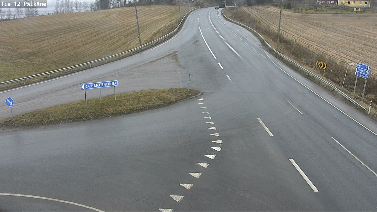 Weather Camera Image Väg 12 Pälkäne, Pälkäne, Pirkanmaa