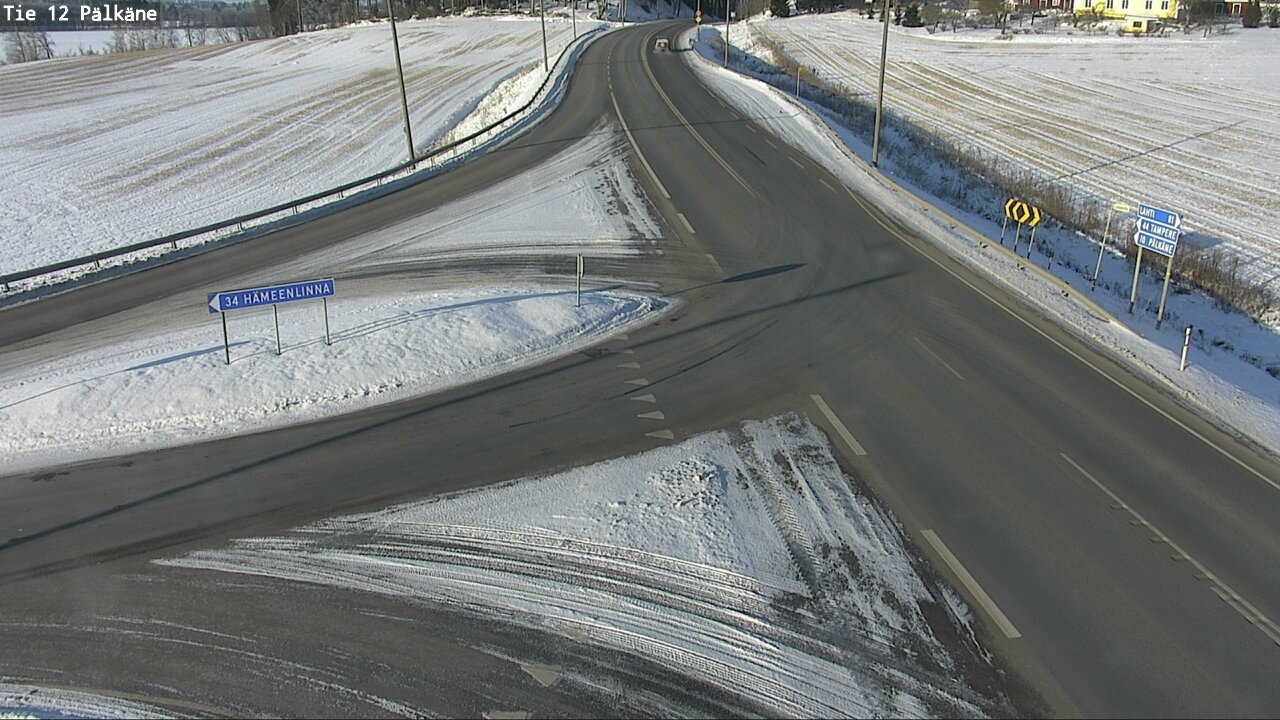 Weather Camera Image Väg 12 Pälkäne, Pälkäne, Pirkanmaa