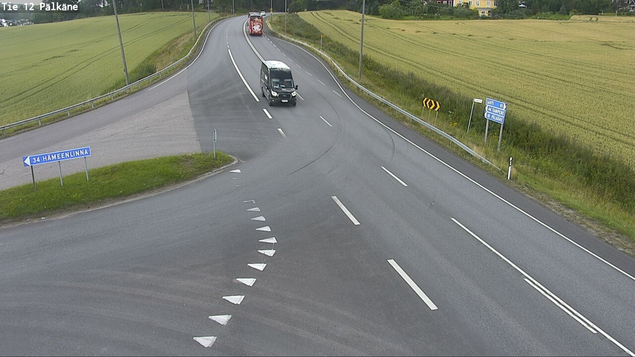 Weather Camera Image Road 12 Pälkäne, Pälkäne, Pirkanmaa