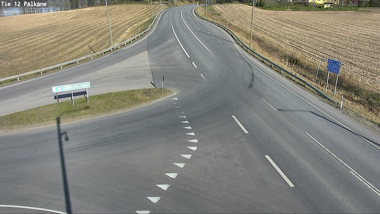 Weather Camera Image Väg 12 Pälkäne, Pälkäne, Pirkanmaa