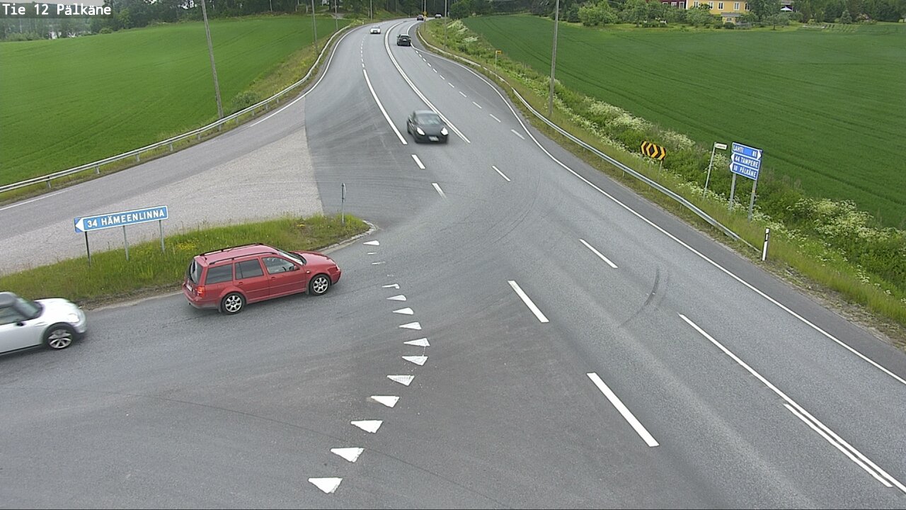 Weather Camera Image Väg 12 Pälkäne, Pälkäne, Pirkanmaa