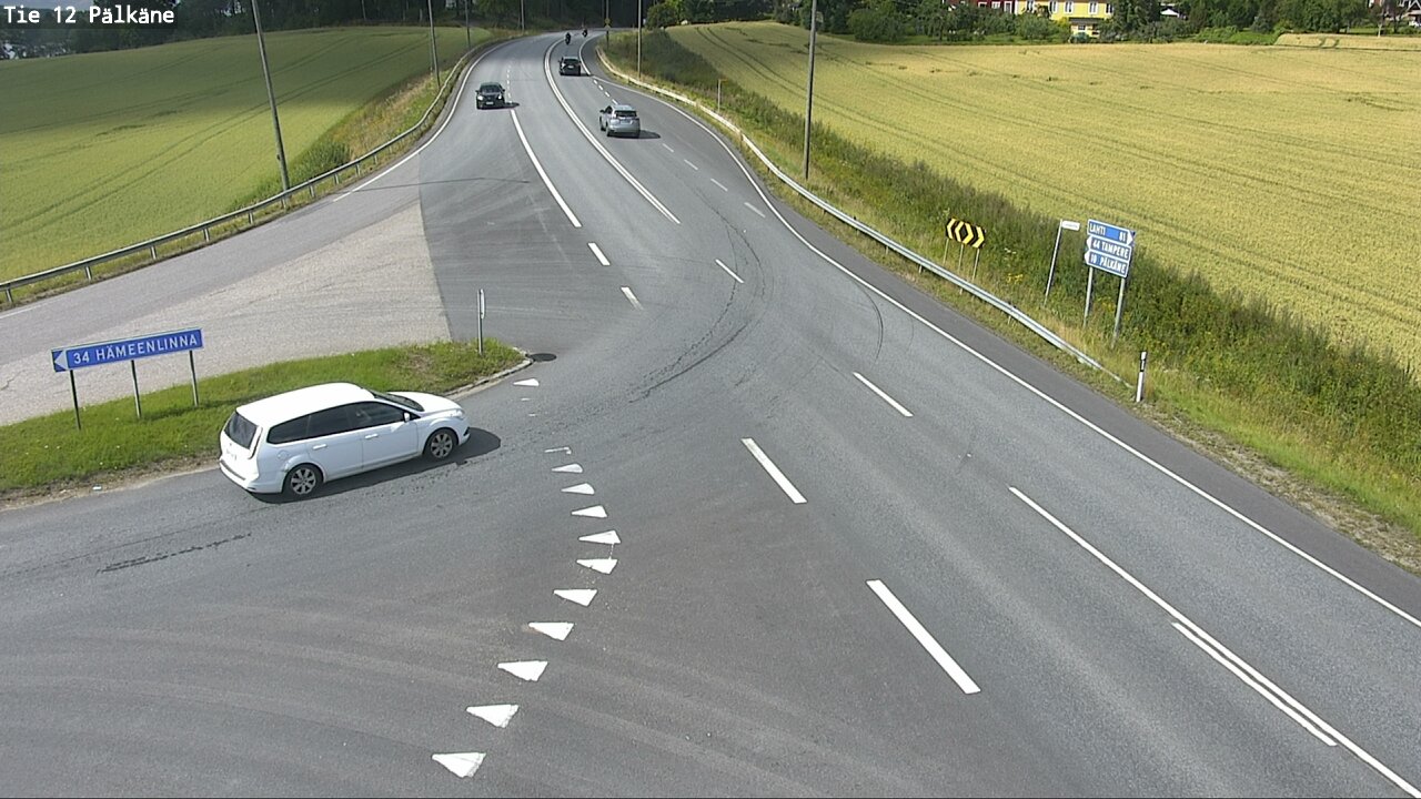 Weather Camera Image Road 12 Pälkäne, Pälkäne, Pirkanmaa
