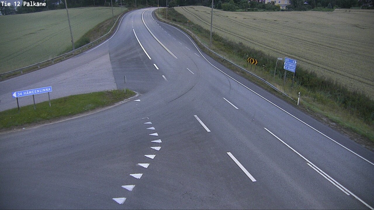 Weather Camera Image Road 12 Pälkäne, Pälkäne, Pirkanmaa