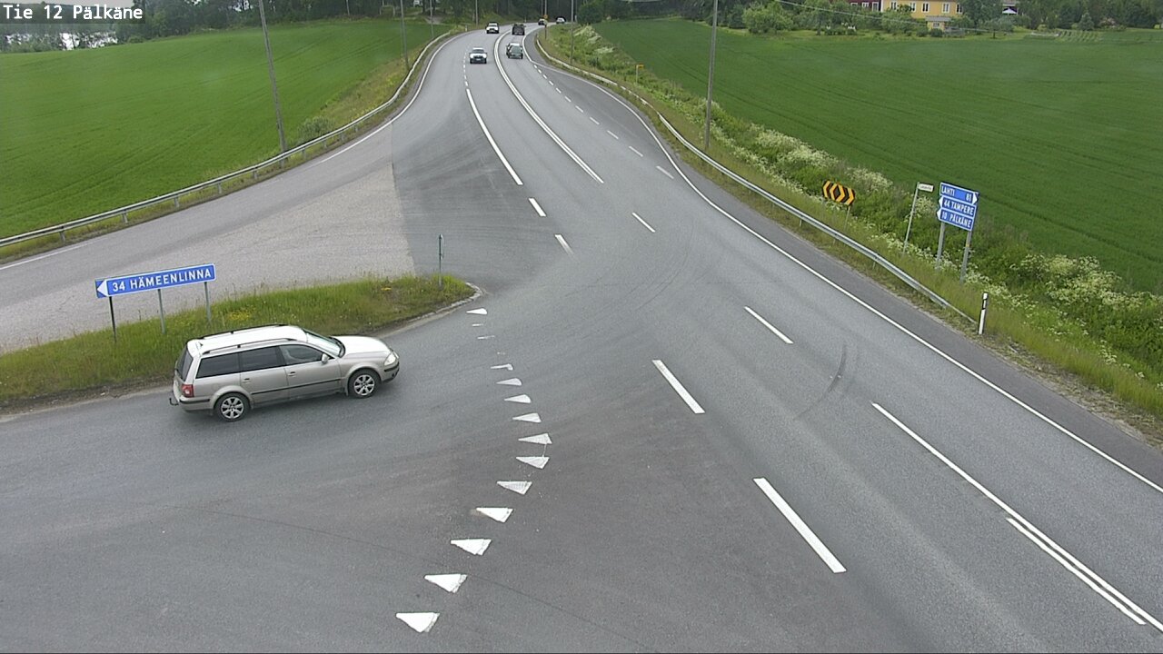 Weather Camera Image Väg 12 Pälkäne, Pälkäne, Pirkanmaa