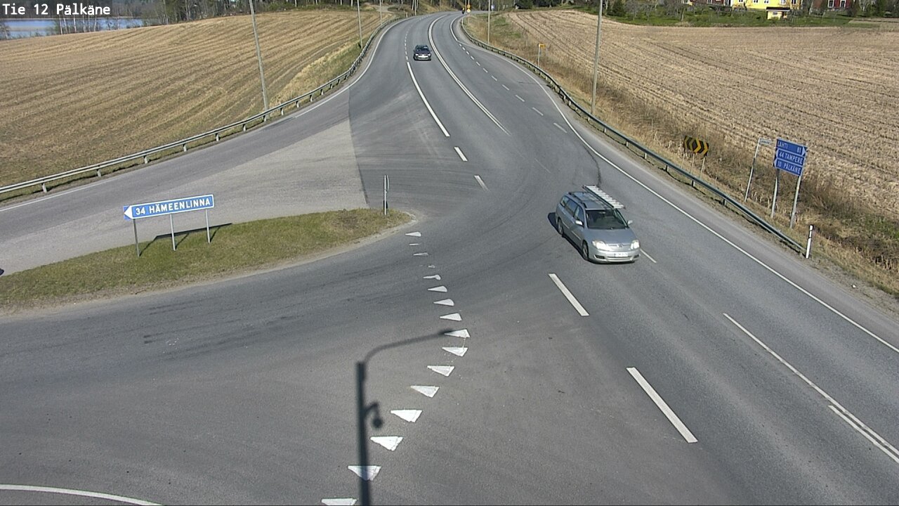 Weather Camera Image Väg 12 Pälkäne, Pälkäne, Pirkanmaa