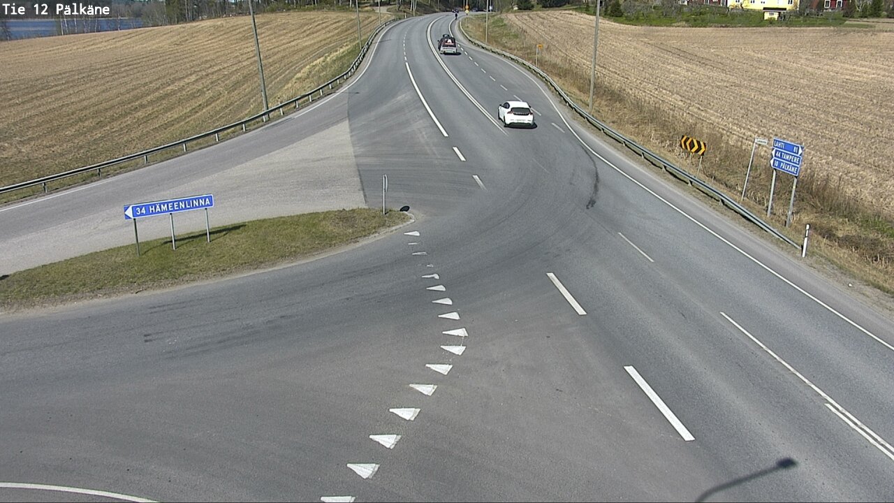 Weather Camera Image Väg 12 Pälkäne, Pälkäne, Pirkanmaa