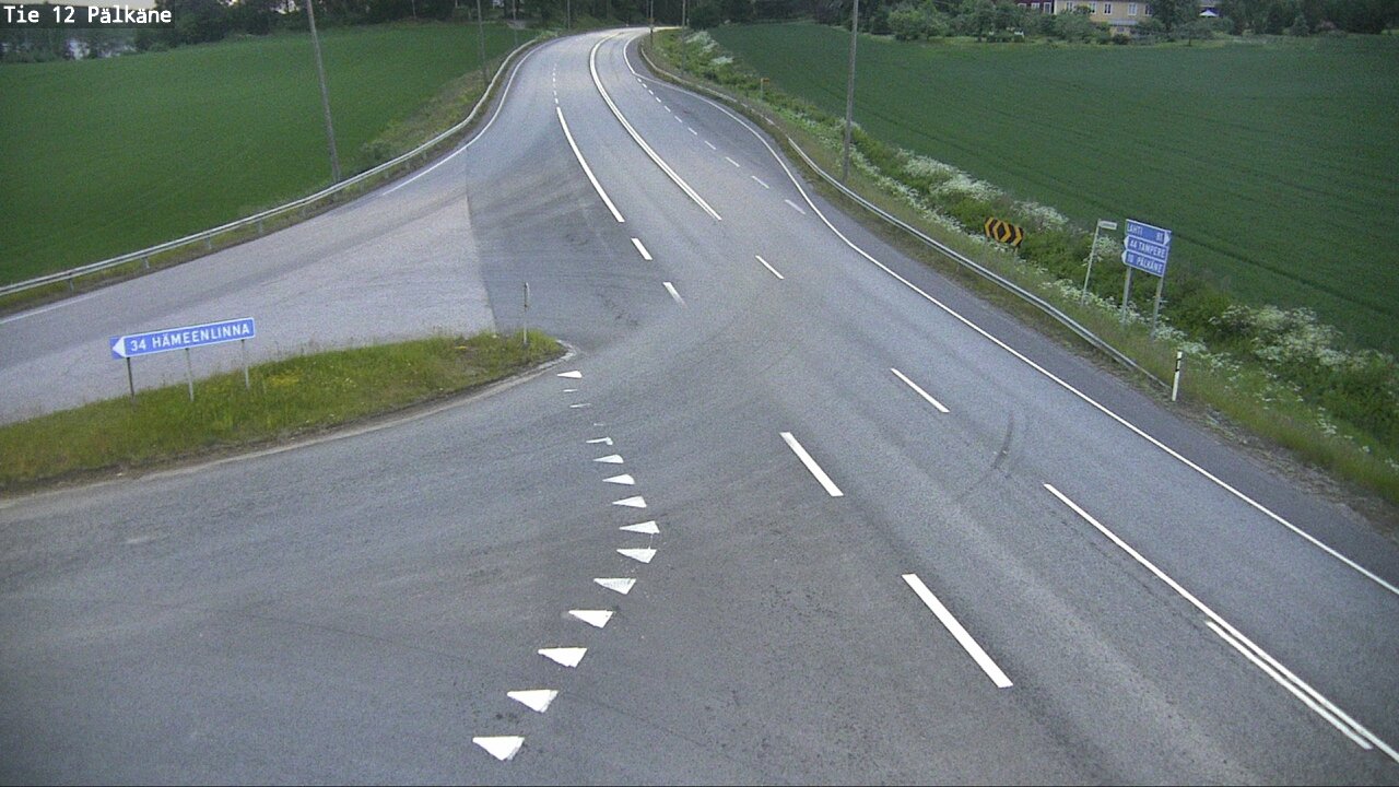 Weather Camera Image Väg 12 Pälkäne, Pälkäne, Pirkanmaa