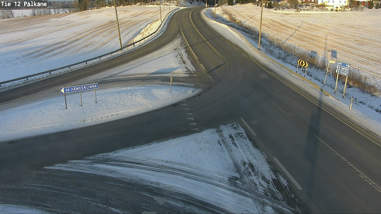 Weather Camera Image Väg 12 Pälkäne, Pälkäne, Pirkanmaa