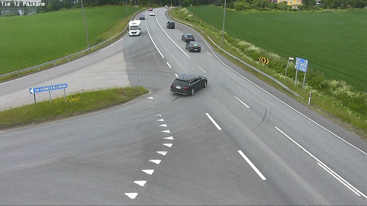 Weather Camera Image Väg 12 Pälkäne, Pälkäne, Pirkanmaa